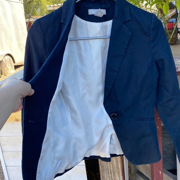 H & M Dark Blue Blazer - Picture 2 of 4